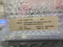 MICROSOLV AQ RSA Autosampler Vials Screwcaps 100 In Pack New | 9509s-1cp-rs