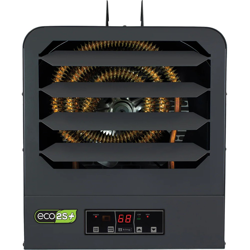 Open-Box: King Electric ECO2S+ 2 Stage Garage Heater – 240V/5kW – Very Good