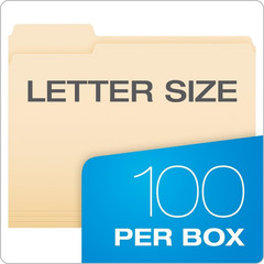 File Folders, Letter Size, 8-1/2″ X 11″, Classic Manila, 1/3-Cut Tabs in Left, R