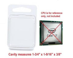 Protective Clamshell Packages for CPUs, Desktop RAM (DIMM), Laptop RAM (SODIMM)