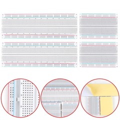 Breadboard, 6PCS Bread Board, Breadboard Kit Includes 2PCS 830 Point + 4PCS 400