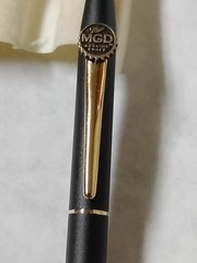 Cross Black Matte Pen & Pencil Set-Miller Genuine Draft Emblem Tested