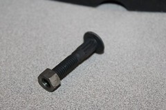 2 Boxes of 100 Lamson 3/8″ x 2″ Ribbed Carriage Bolts & Nuts Vintage USA