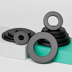 Black Flat Washers Grade 8.8 DIN 9021 Carbon Steel M2 M3 M4 M5 M6 M8 M10 to M30
