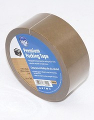 12 Pack Intertape 9341 Kraft Sealing Paper Flatback 1.88” Carton Sealing Tape