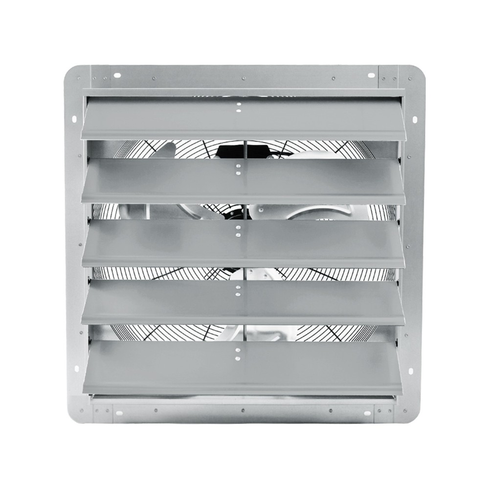 24″ Wall Mount Exhaust Fan Aluminum Shutter 3500 CFM High Airflow Low Noise NEW