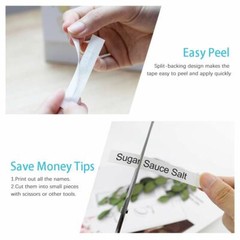 91331 91332 91333 91334 91335 Compatible Dymo LetraTag Plastic Tape Refill 1/2