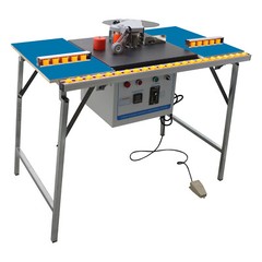 Woodworking Auto Curved&Straight Edge Banding Machine Double-sided Gluing 110V