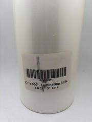 Standard Roll Laminating Film 12″ x 500′ 3″ CORE Gloss Thermal Heat 260-280 3.0