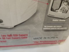 Exxis NEW OLD STOCK OBSERVATION SYSTEM MODEL #E02120 CAMERA & MONITOR