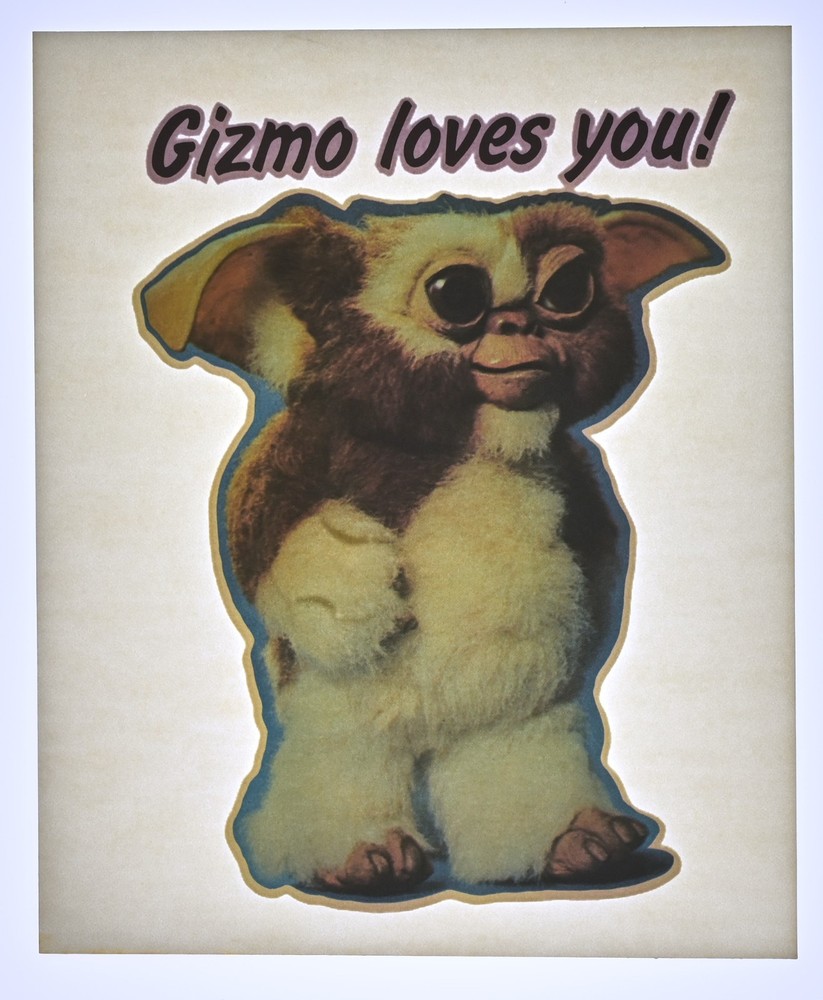 Original VINTAGE 1980s Heat Transfer | Gremlins – Gizmo Loves You