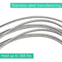 1/16 Wire Rope Stainless Steel Aircraft Cable Wire Cable 328ft Strand Core 7×7