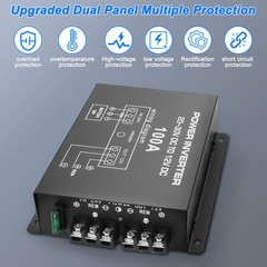 24V to 12V DC Step-Down Converter 100A 1200W for Car Truck Vehicle