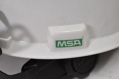 MSA V-Gard Hard Hat White ANSI Z89.1 Type I Class E Ratchet Made in USA Helmet