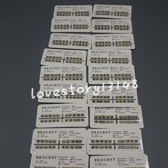 10/20/50 Packs Mini/Standard 018/022 Slot Dental Orthodontic Separable Brackets