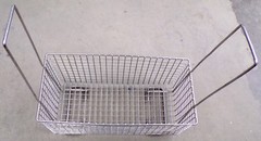 UNKNOWN BRAND DEEP FRYER BASKET, 22” X 10 5/8” X 11”