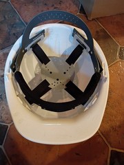 Msa Safety 495736 V-Gard Front Brim Hard Hat, Cap Style, Type 1, Class E & G Lin