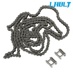 LABLT 10 Feet #40 Roller Chain With 2 Connecting Links Carbon Steel