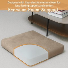 Polyurethane Foam 2 PCS 16 x 12 x 2 inch, High Density Cushion Foam for Seat …