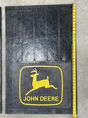 John Deere 24”x36” Rubber Mud Flaps For Heavy Equipment *NEW Not NOS**USA MADE*