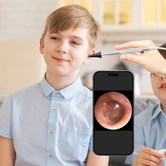 TESLONG 4.3mm WiFi Digital Otoscope Endoscope camera Ear Pick for iPhone Android