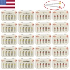 Dental Fiber Post Resin Screw Thread Quartz Drills Yellow/Red USPS CEFDA