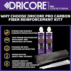 Pro Concrete Repair Carbon Fiber Reinforcement Kit