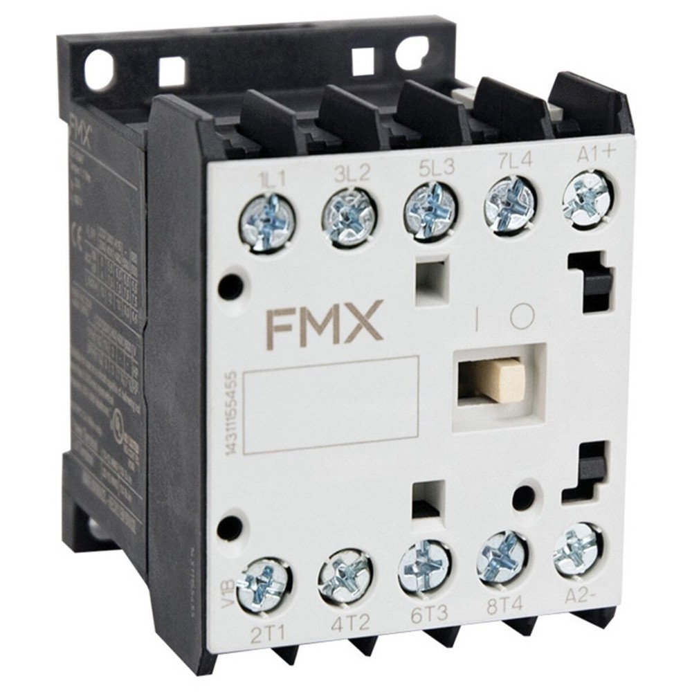 FMX IMC440-09S-00-AC120, Mini Contactor, 9A, 4 Pole (4 NO), Coil: 110/120VA
