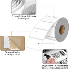 2.25″x1.25″ Direct Thermal Barcode Labels For Zebra LP2844 2842 1000 Labels/roll