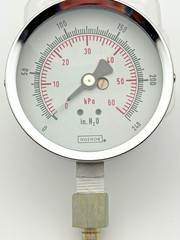Rosemount Pressure Calibration Source 0-160 psi with Gauges/Hand Pump 260 1433