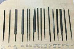 16pcs. Mixed Mfrs., 6″ Files, Wiss, KF, Austria, India, Grobet, AS, Nicholson