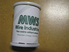MWS WIRE COATED COPPER WIRE 36AWG 1.55 LBS M1177/15-02C036 NSN: 6145-00-937-8201