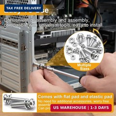 weideer 800Pcs Nut and Bolt Assortment Kit,M2 M2.5 M3 M4 M5 Machine Screws, Batt