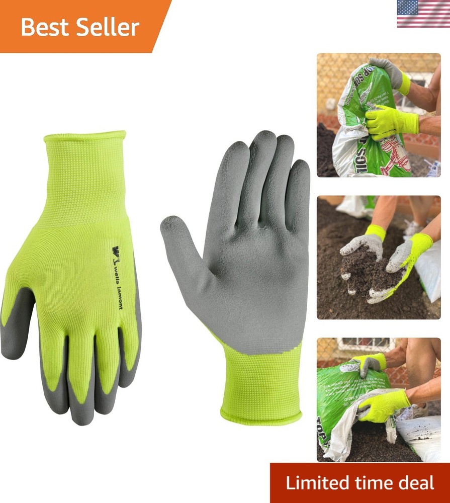 Large Men’s Latex Coated Grip Gloves – Essential for Manufacturing Safety