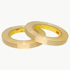 3M 665 Double Sided Film Tape, 1/2″ Width x 72 yd. Length, Clear