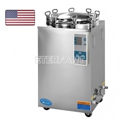 35 Liter High Pressure Sterilizer Vertical Autoclave LED Display 105-134°C