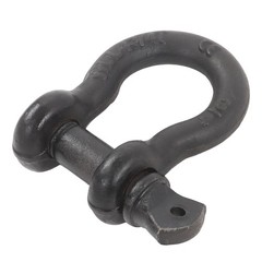 2 Pcs 3/4″ Bow-Shaped D Ring Shackles with Clevis Screw Pin 4.75 Ton Capacity