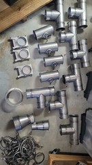 Nordfab Quick-Disconnect 4″ Duct Tee Connector – 304 SS