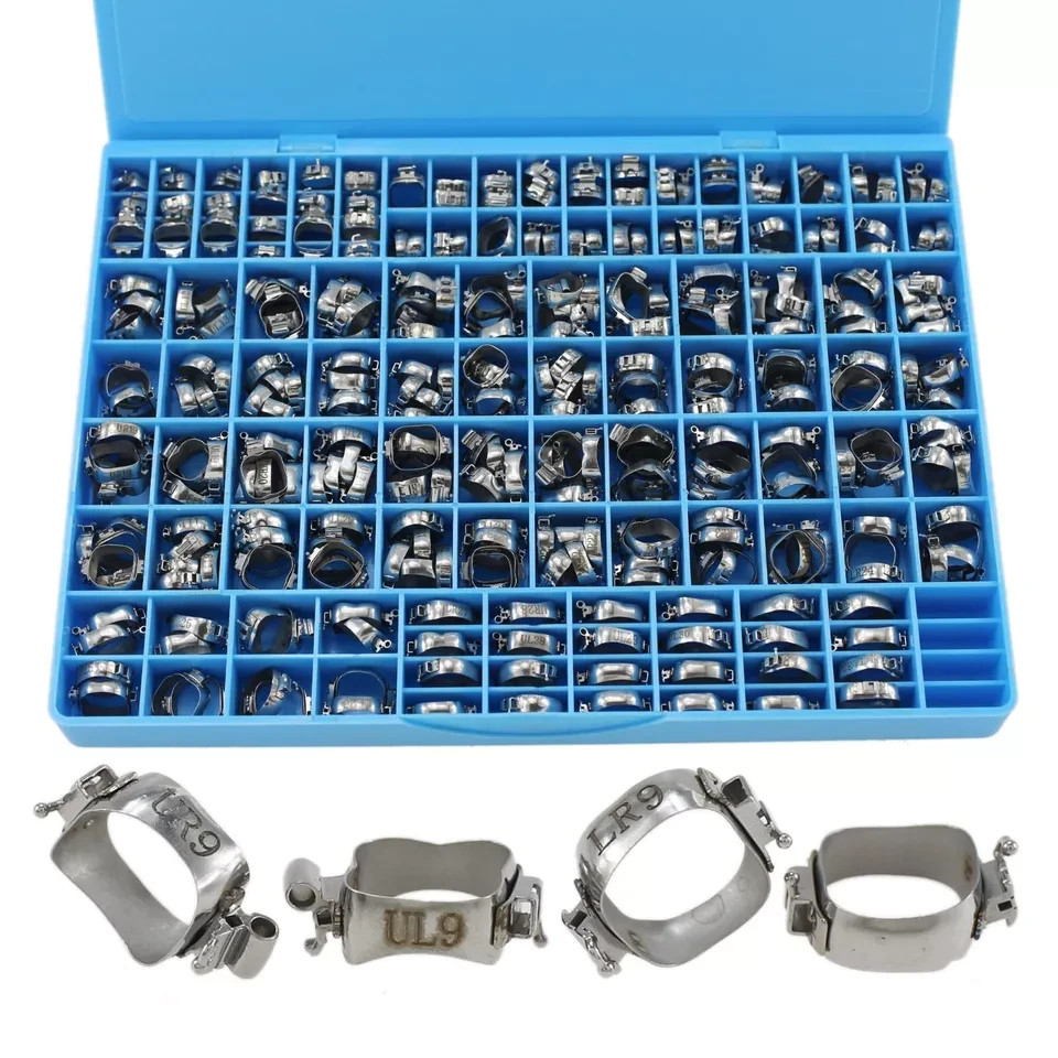 85 Set Dental Orthodontic Molar Bands Single Roth Tube