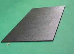 Black ABS Sheet 1/4″ (.236″) X 12″ X 24″ Haircell Textured One Side