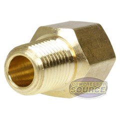 1/4″ x 1/4″ Female NPTF x Male NPTF Solid Brass Extension Adapter Pipe Fitting