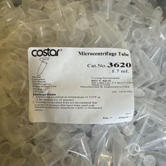 (2 Bags – 1000 Total) Corning Costar 3621, 1.7mL snap cap Exp 05.24