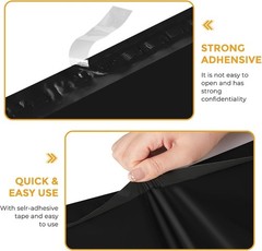 Packaging Bags for Small Business – 1000 Pack Black Mailers