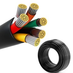 Striveday 20 Gauge Wire 6-Conductor Electrical Wire. 20 Awg Stranded Flexible