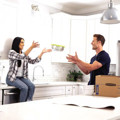 Small Moving Box 15 Pack, Pre-Printed for Labeling, 16.5-In X 12.25-In X 12.675-