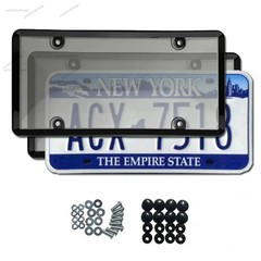 6.3” Clear Reflective Anti Speed Red Light Toll Camera Stopper License Plate Fr