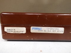 Fowler Ceramic Gage Block Set – 81 pcs. – Grade 2, Metric, Rectangular – QG64