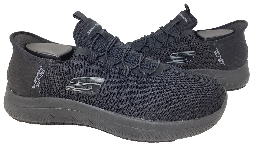 Skechers Women’s Slip-Ins Work Summits SR Enslee Shoes Black Wides Size:8 107R