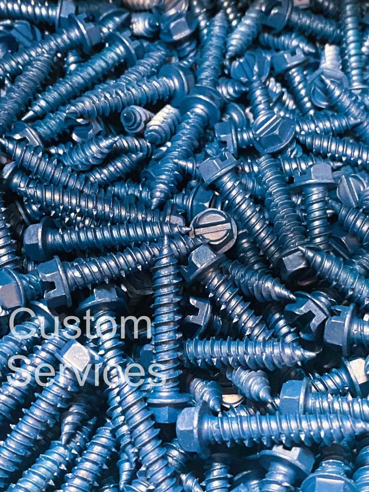 Hex Washer Head 1/4 x 1-1/4 Concrete Masonry Screws w/optional Drill Bit Tapcon
