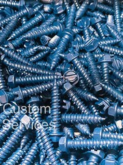 Hex Washer Head 1/4 x 1-1/4 Concrete Masonry Screws w/optional Drill Bit Tapcon